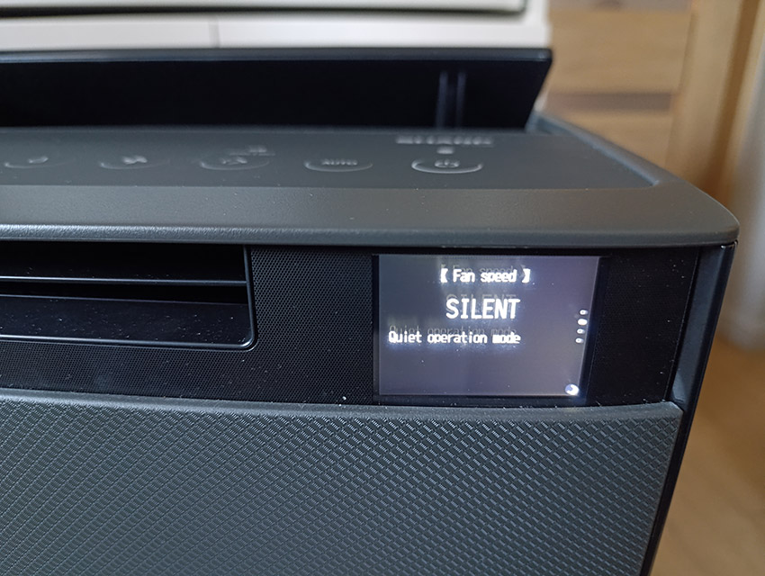 Sharp KI-TX100EU-H – leiser Betriebsmodus