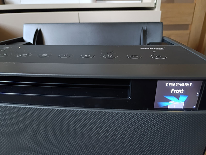 Sharp KI-TX100EU-H – Lamellen-Einstellungen