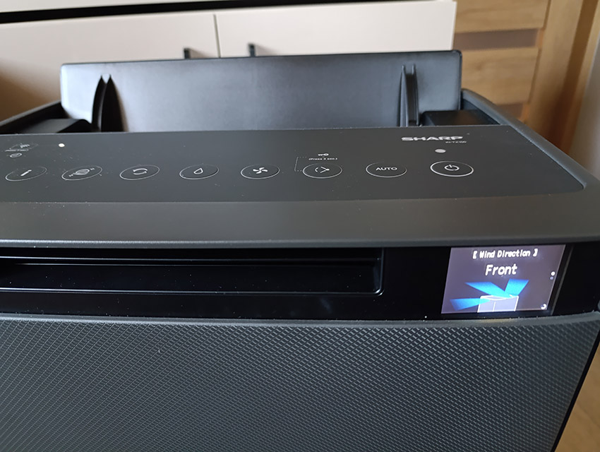 Sharp KI-TX100EU-H – Lamellen-Einstellungen