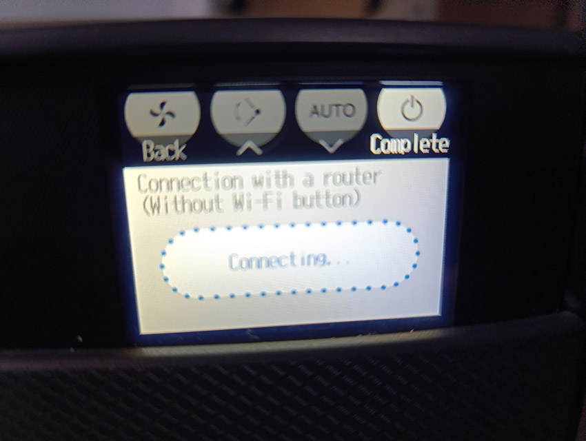 Sharp KI-TX100EU-H – Verbindung des Luftreinigers mit WLAN