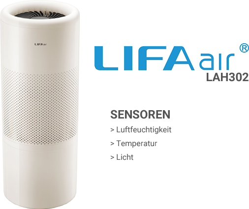 Sensoren im Luftbefeuchter LIFAair LAH302
