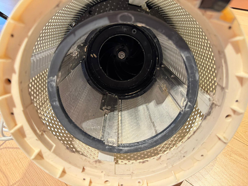 Luftheizung im Inneren des LIFAair LAH302