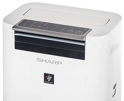 Sharp KC-G40EUW Ansicht von oben