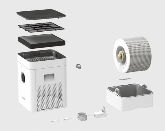 Verdunstungsbefeuchter mit Luftreinigerfunktion Boneco H300 – Filter und Verdunstungsmatte