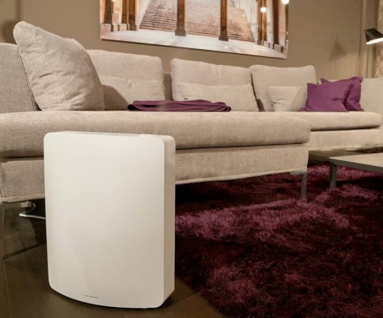 Stylies Leonis Luftbefeuchter im Wohnzimmer