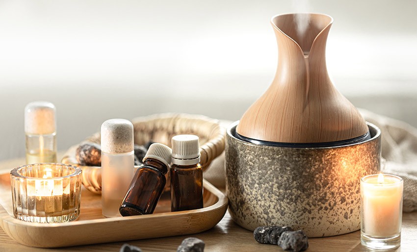 Anwendung der Aromatherapie