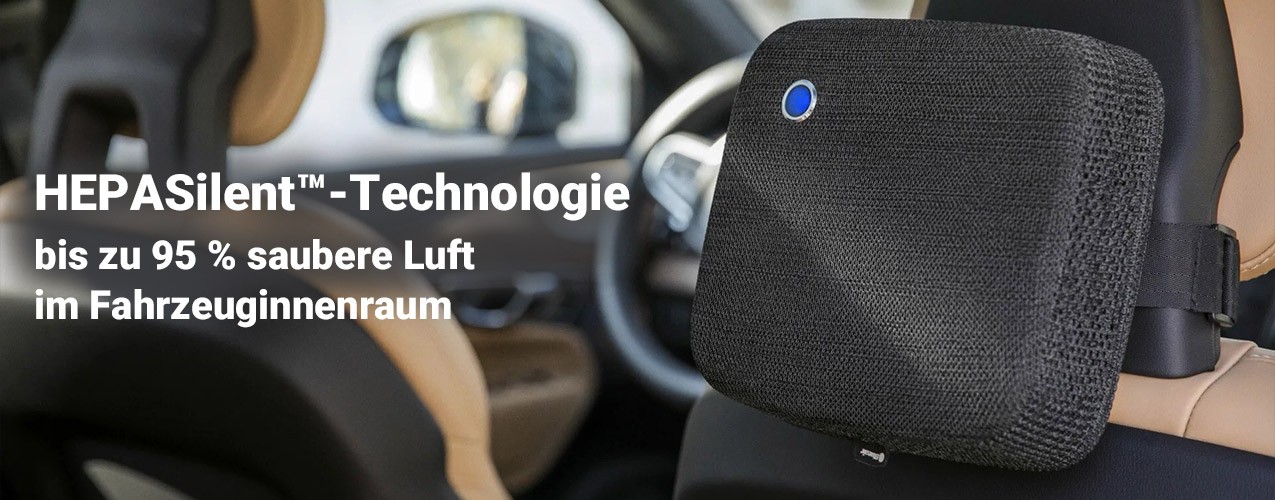 Funktionsweise der HEPASilent™-Technologie im Blueair Cabin P1
