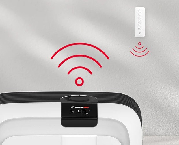 Externer Sensor X50 SMART gekoppelt mit dem Boneco H700 Smart