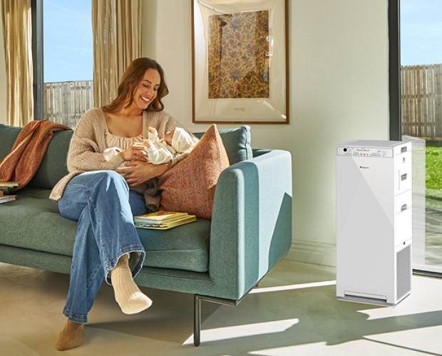 Betrieb des Luftreinigers Daikin MCK555AW