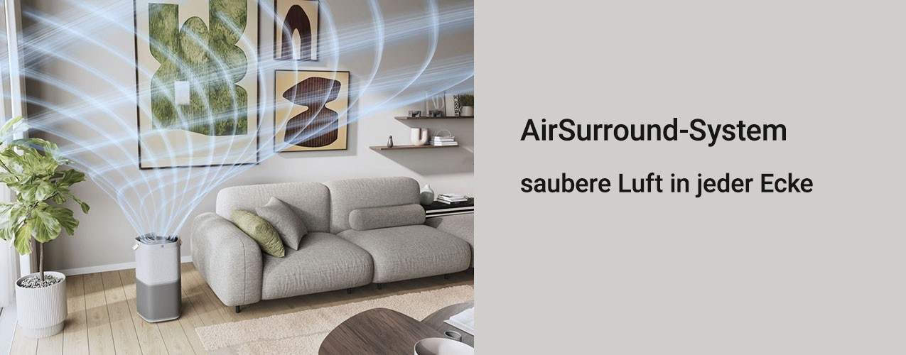 Wie funktioniert das AirSurround-System im Electrolux Pure 600?