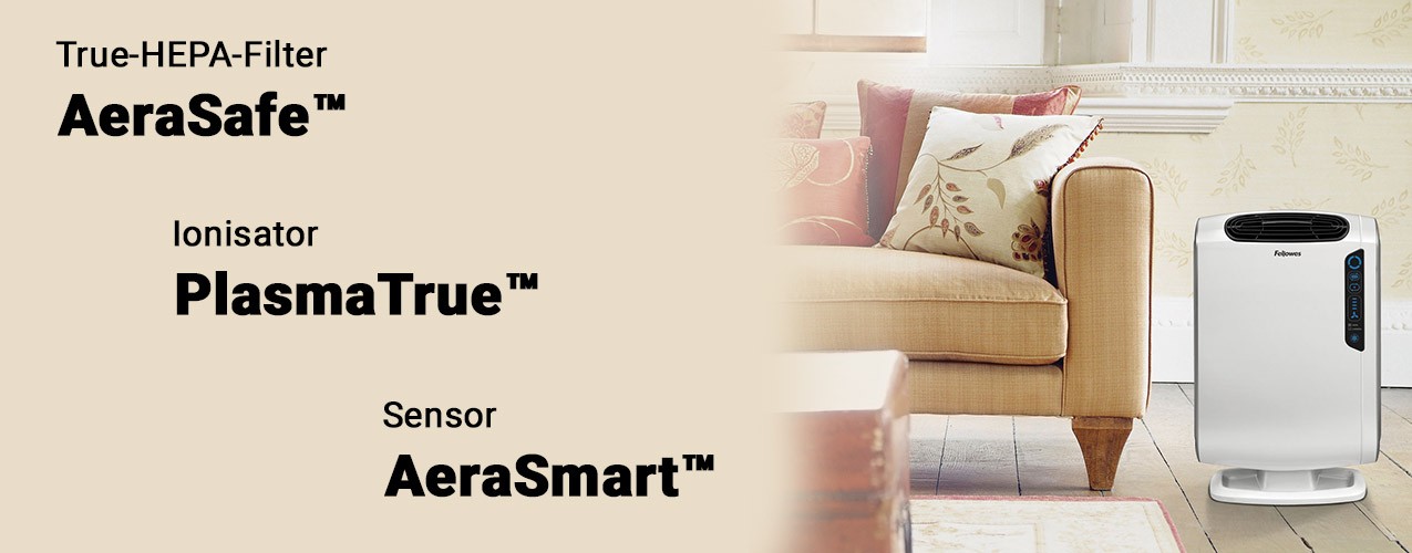 Luftreinigung durch den Fellowes AeraMax DX55