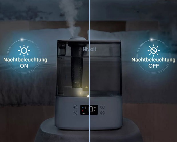 Funktionsweise des Nachtmodus beim Levoit Classic 300S