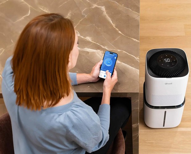 Steuerung des Luftbefeuchters per App