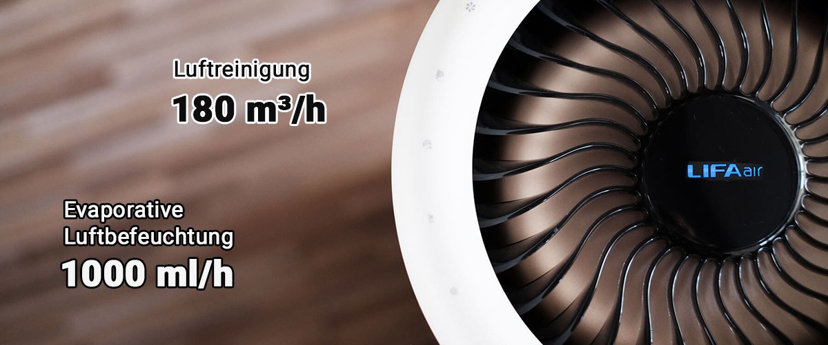 Luftreiniger und Luftbefeuchter LIFAair LAH302