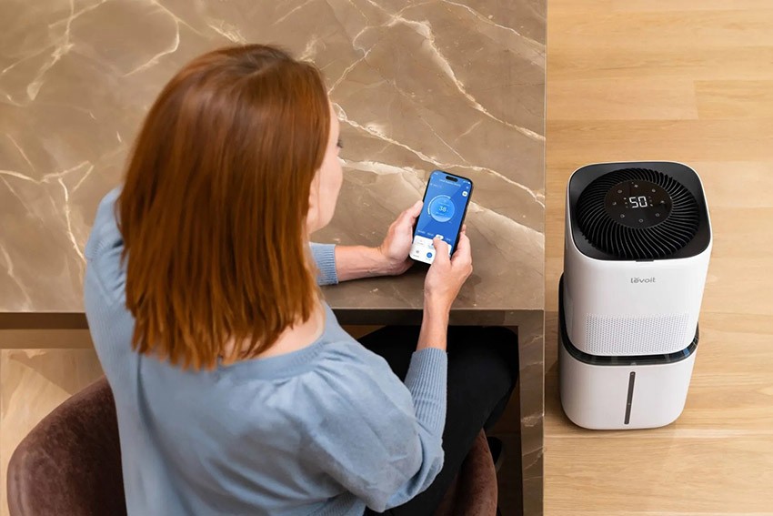 Steuerung des Levoit-Luftbefeuchters per Smartphone