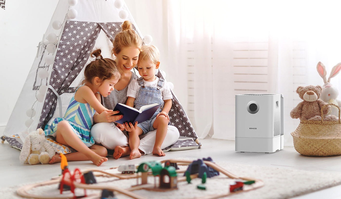 Stylies Luftbefeuchter im Kinderzimmer