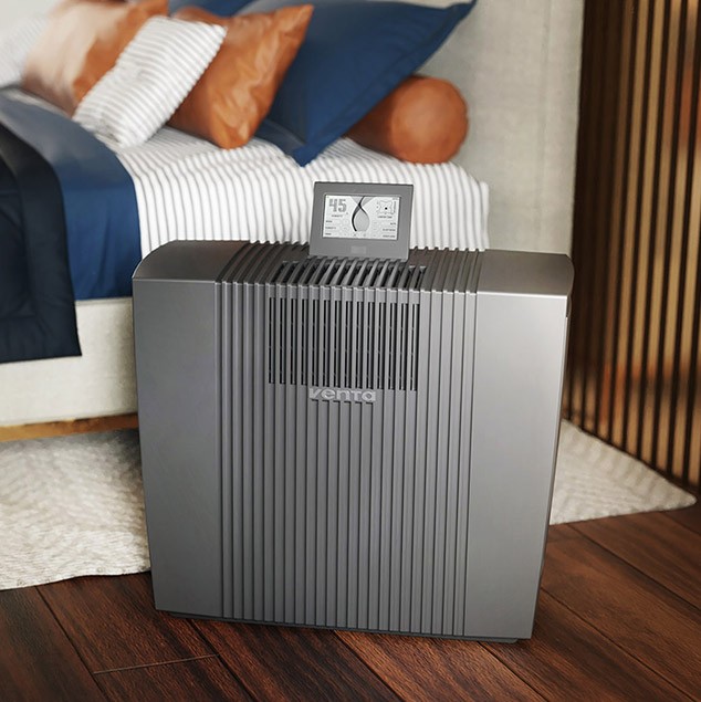 Die Platzierung des Venta-Luftbefeuchters