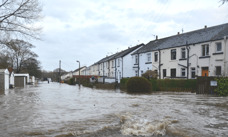 Raumtrocknung nach einer Überschwemmung