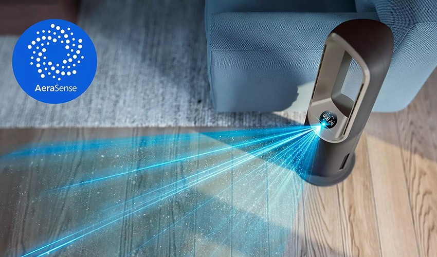 Funktionsweise des Sensors im Philips AMF970/10 Air Performer