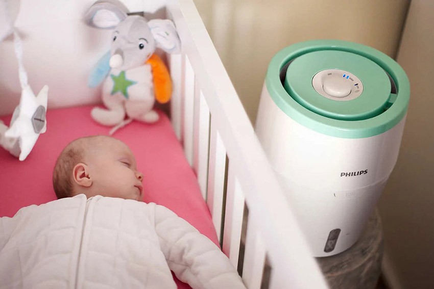 Philips HU4801/01 – Verdunstungs-Luftbefeuchter für kleine Räume