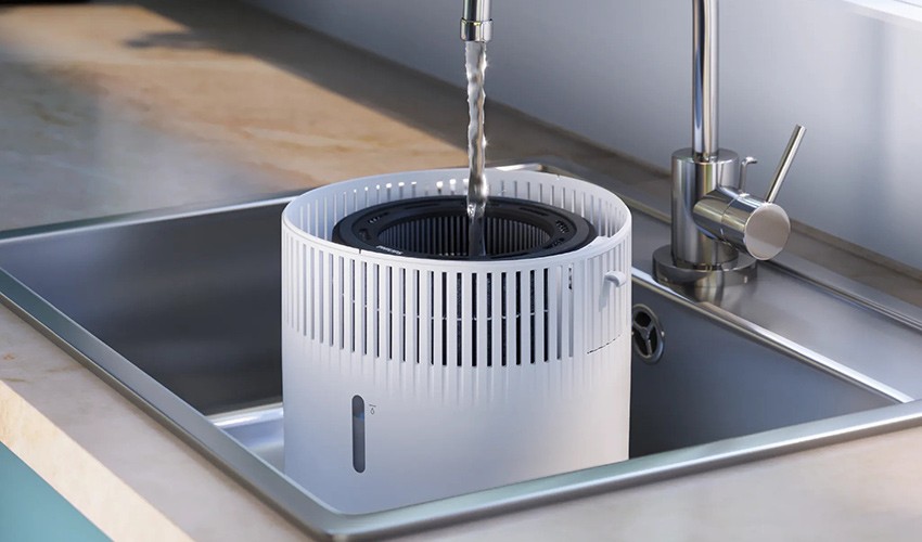 Befüllen des Wassertanks des Philips HU5710/00