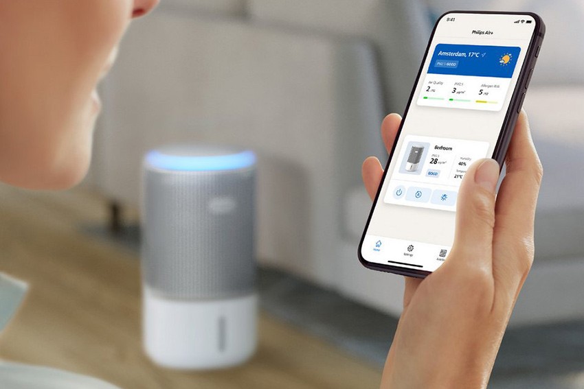 Steuerung des Philips Luftreinigers über die App