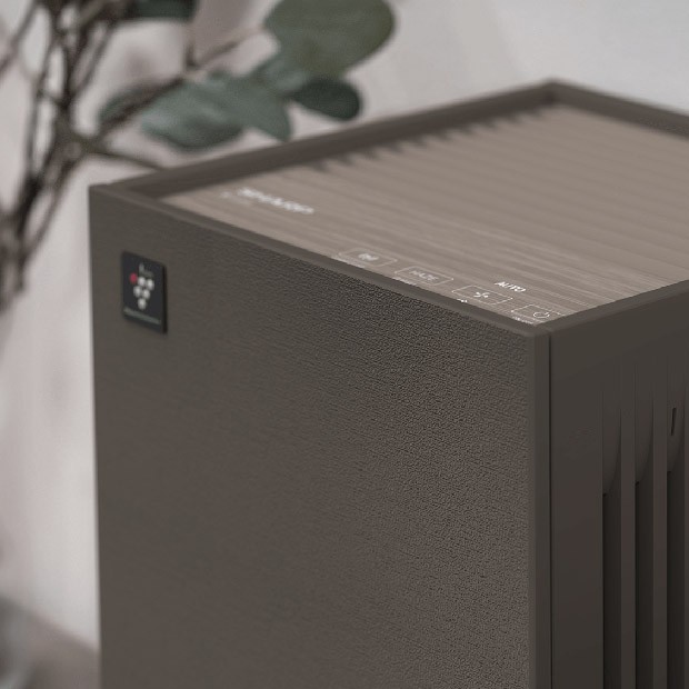 Sharp FP-S40EU-T Blick auf die Oberseite des Luftreinigers