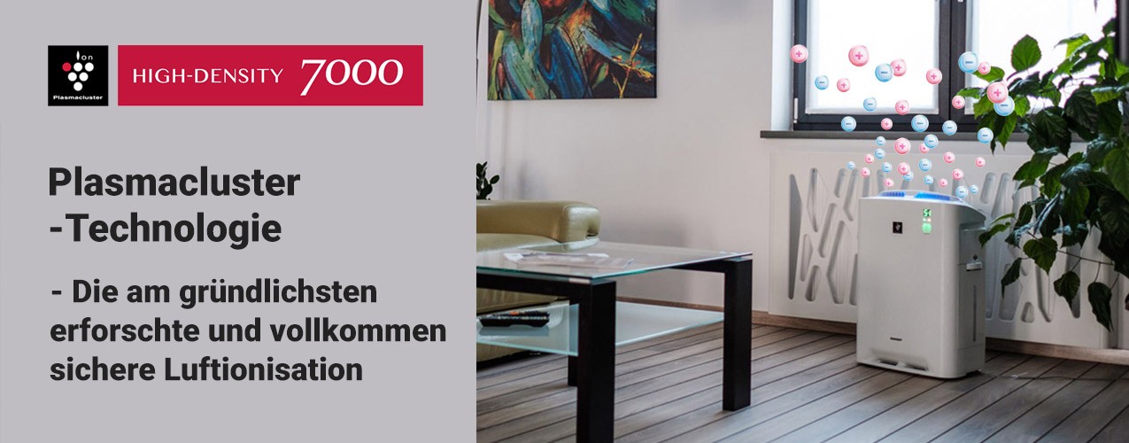 Funktionsweise der Plasmacluster-Technologie im Sharp KC-A40EUW