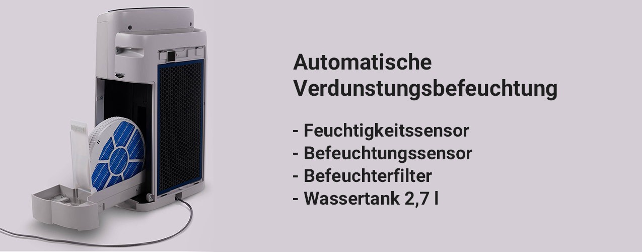 Befeuchtungsmechanismus im Sharp KI-N52EU-L