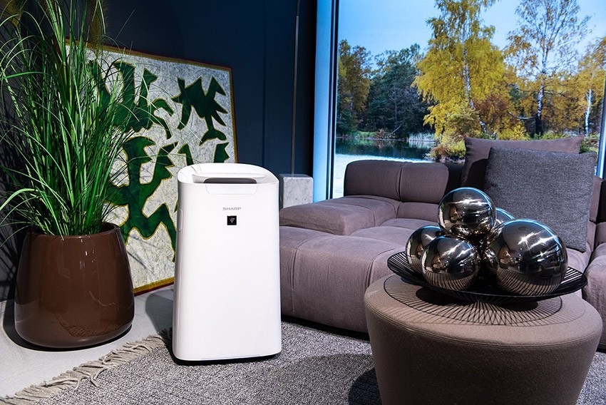 Sharp UA-KIL80E-W Luftreiniger mit Befeuchter und Ionisator