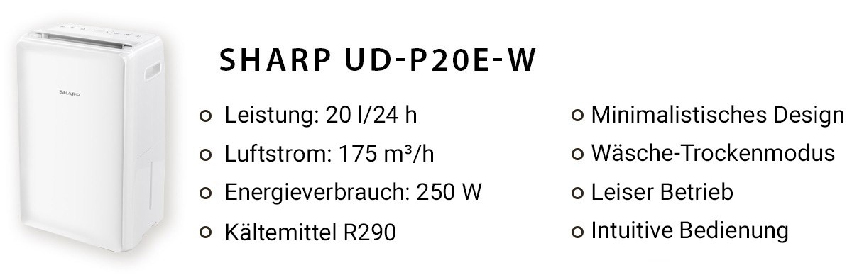 Sharp UD-P20E-W – Vorteile
