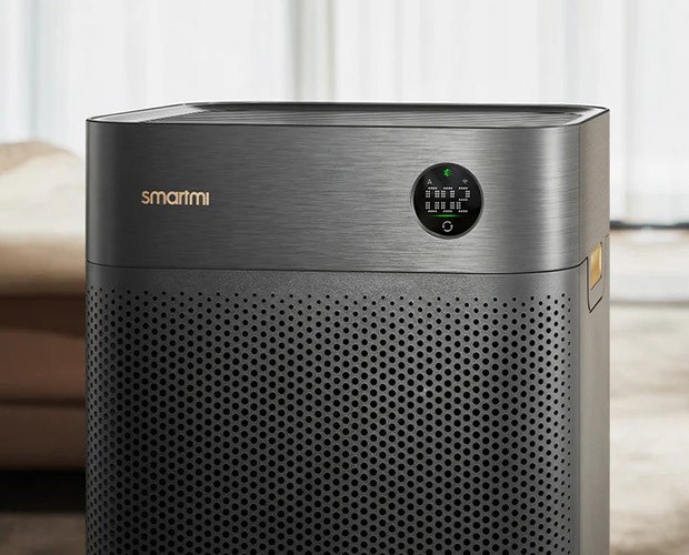 Nahaufnahme des Displays des Smartmi Air Purifier 3