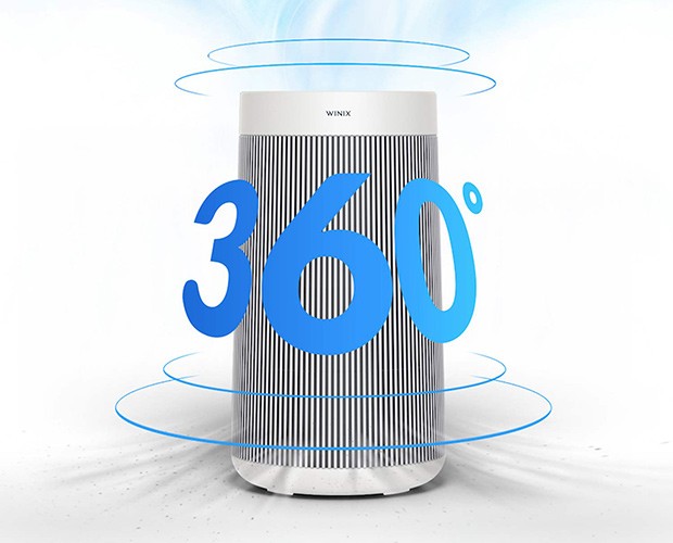 360°-Filtration im Winix T800 Luftreiniger