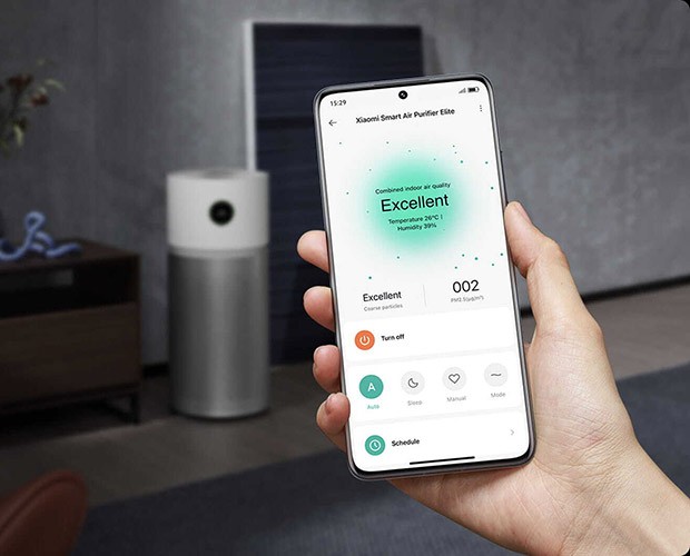 Xiaomi Smart Air Purifier Elite Luftreiniger, gesteuert über eine mobile App