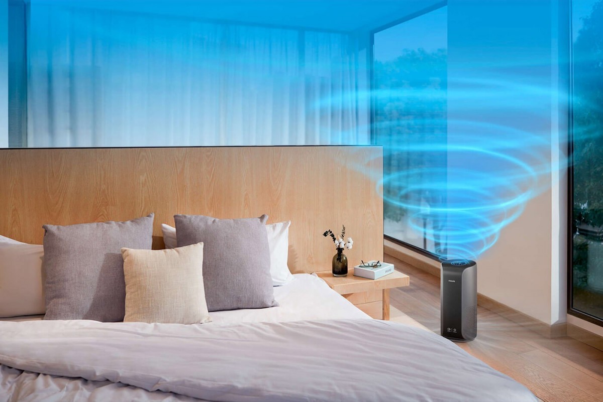 Philips AC2959/53 Luftreiniger – Integration im Schlafzimmer