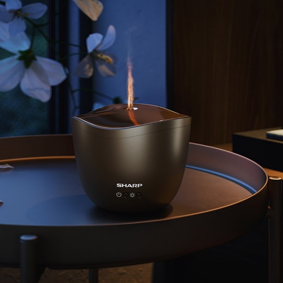 Sharp Sonic Aromadiffusor im Wohnzimmer