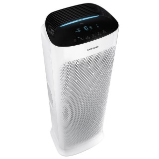 Samsung AX90 - Vorderansicht, Display zeigt sehr gute Luftqualität