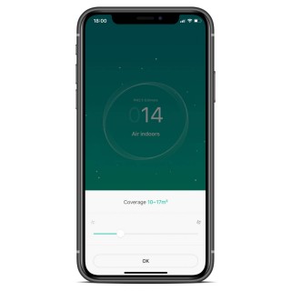 Xiaomi Mi Home - App-Screenshot, fließende Leistungssteigerung des Geräts