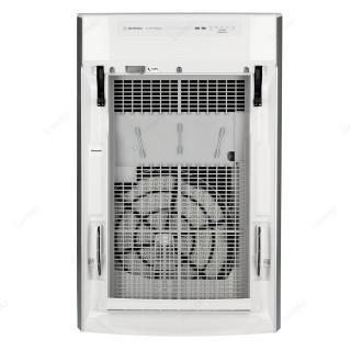 Panasonic F-VXR50G-W Rückansicht, Befeuchterfilter im Gerät