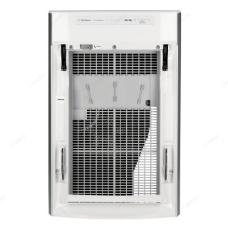 Panasonic F-VXR50G-W Rückansicht, herausgezogene Filter