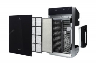 Panasonic F-VXR70G-K Schnittansicht, Blick auf die Filter