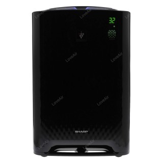 Sharp KC-A50EUB Vorderansicht, aktive Anzeigen