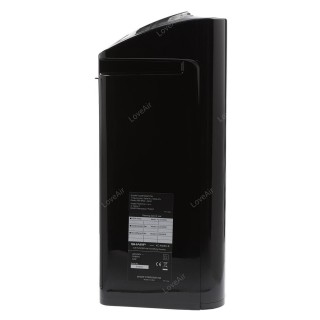 Sharp KC-A50EUB Seitenansicht, Informationsetikett