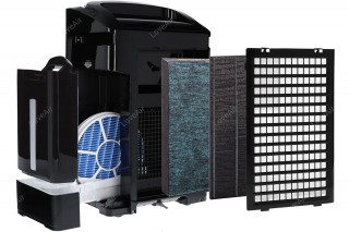 Sharp KC-A50EUB Filtration, Geräteschnitt