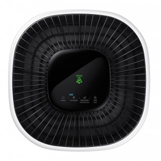 Samsung AX34R3020WW Display zeigt gute Luftqualität und Automatikmodus