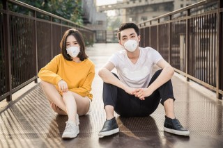 Anti-Smog-Maske LifaAir LM99 Anordnung