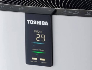 Toshiba CAF-X116XPL Nahaufnahme des Displays