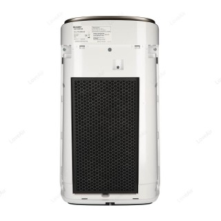 Sharp FP-J80EU-W Rückansicht, Aktivkohlefilter im Gerät