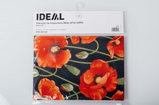 Dekorative Hülle IDEAL: Mohnblumen-Muster