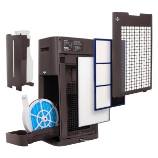 Sharp UA-HG40E-T - zerlegte Filter und Wassertank